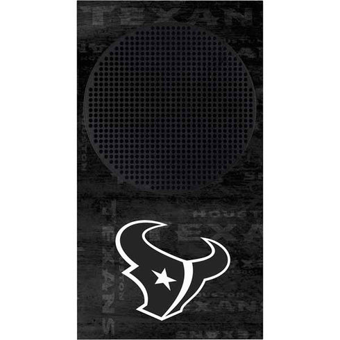 NFL Houston Texans Black & White Xbox Series S Console Skin